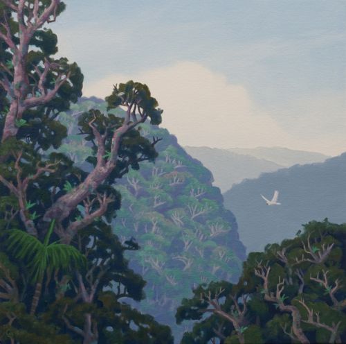 Rainforest and Distant Storm